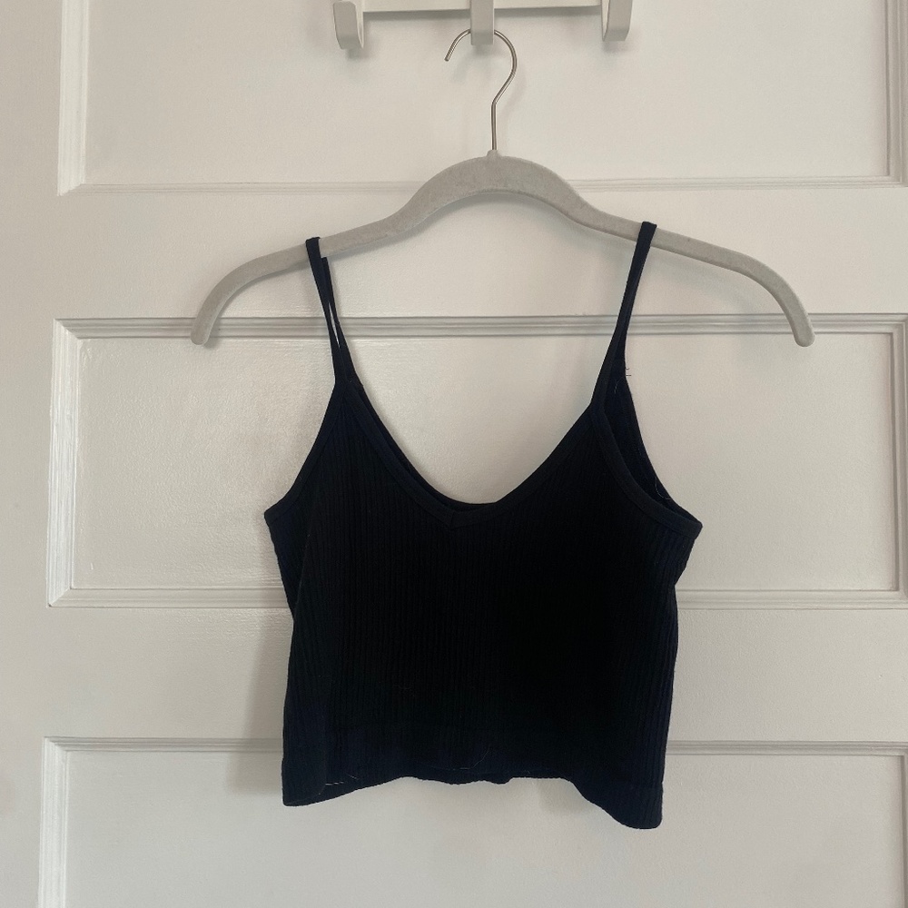 Black tank top